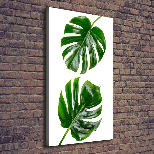 Wandbild vertikales Monstera