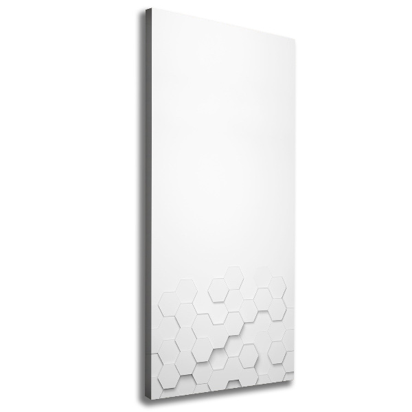 Wandbild vertikales Sechsecke Hintergrund