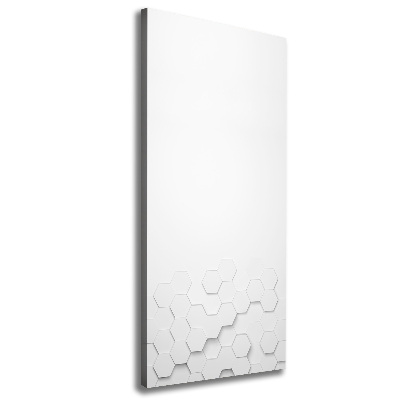 Wandbild vertikales Sechsecke Hintergrund