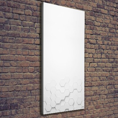 Wandbild vertikales Sechsecke Hintergrund