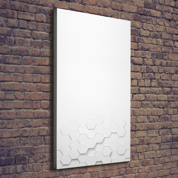 Wandbild vertikales Sechsecke Hintergrund