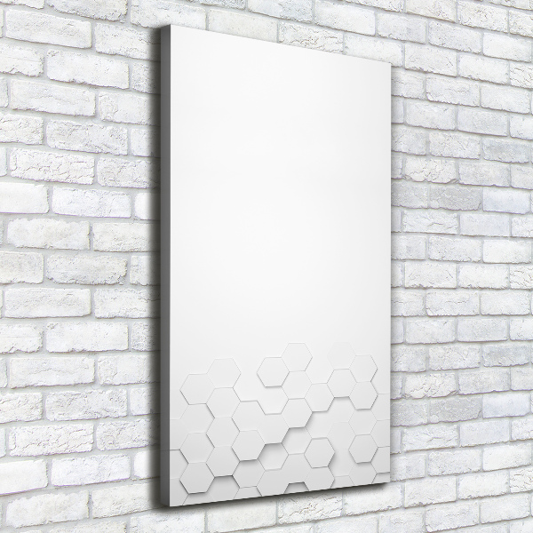 Wandbild vertikales Sechsecke Hintergrund