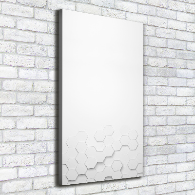 Wandbild vertikales Sechsecke Hintergrund