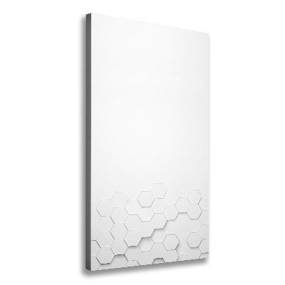 Wandbild vertikales Sechsecke Hintergrund