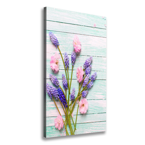 Foto auf leinwand vertikales Traubenhyazinthe