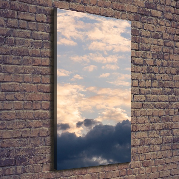 Wandbild vertikales Wolken am Himmel