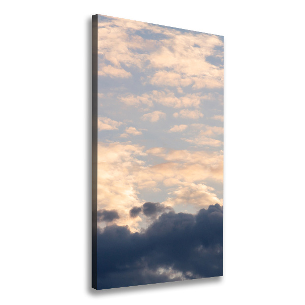 Wandbild vertikales Wolken am Himmel