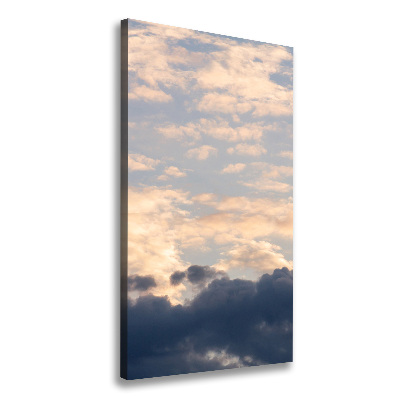 Wandbild vertikales Wolken am Himmel