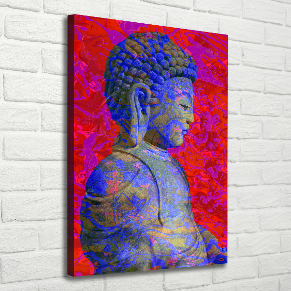 Wandbild vertikales Abstrakter Buddha
