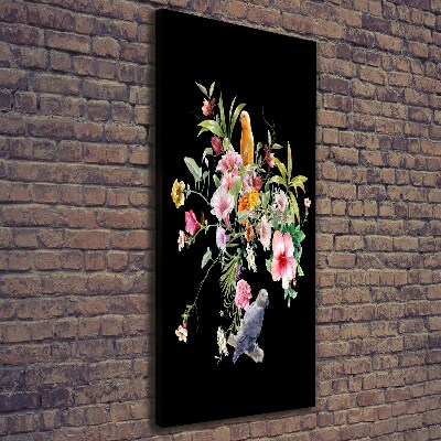 Wandbild vertikales Hawaiianisches Muster