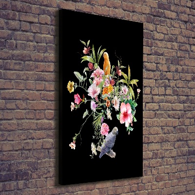 Wandbild vertikales Hawaiianisches Muster