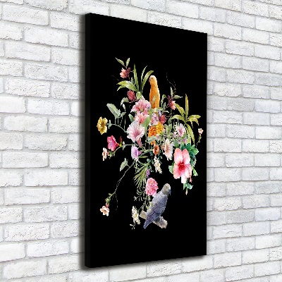 Wandbild vertikales Hawaiianisches Muster