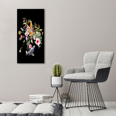 Wandbild vertikales Hawaiianisches Muster