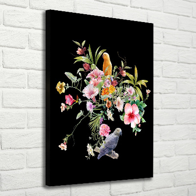 Wandbild vertikales Hawaiianisches Muster