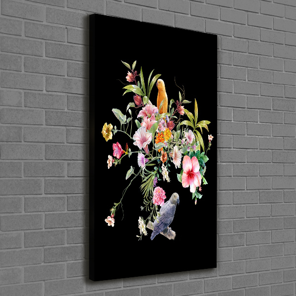 Wandbild vertikales Hawaiianisches Muster