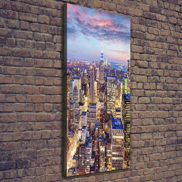 Foto leinwand vertikales New York