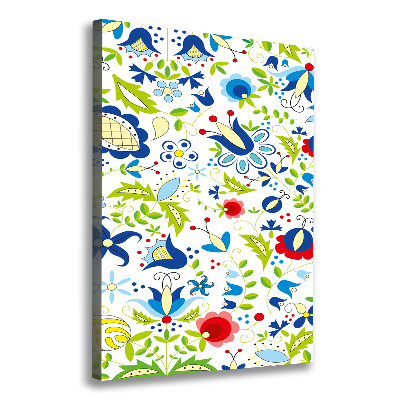 Foto leinwand vertikales Ethnisches Muster