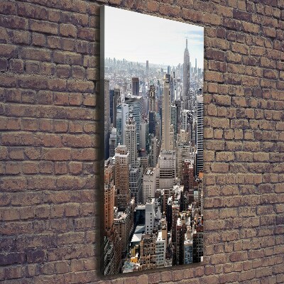 Wandbild vertikales New York