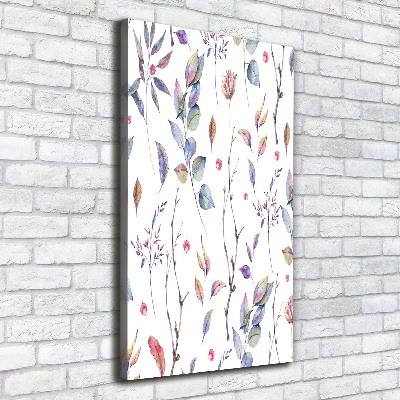 Foto auf leinwand vertikales Eukalyptusblätter