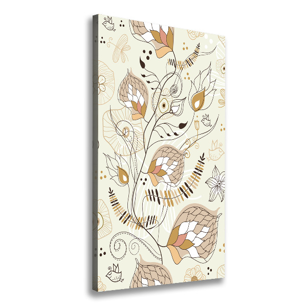 Foto leinwand vertikales Ornamente