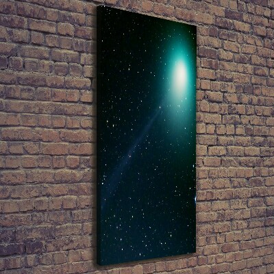 Foto leinwand vertikales Galaxis