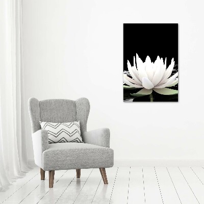 Foto auf leinwand vertikales Lotosblume