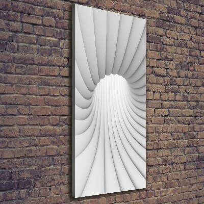 Wandbild vertikales Abstrakter Tunnel