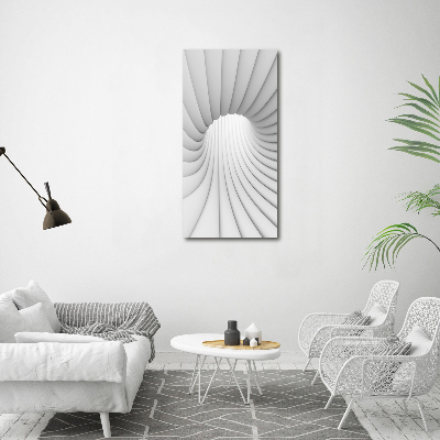 Wandbild vertikales Abstrakter Tunnel