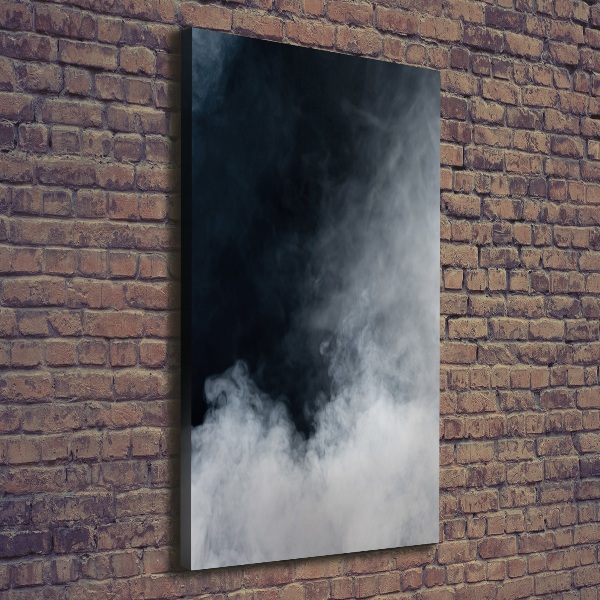 Foto leinwand vertikales Weißer Rauch