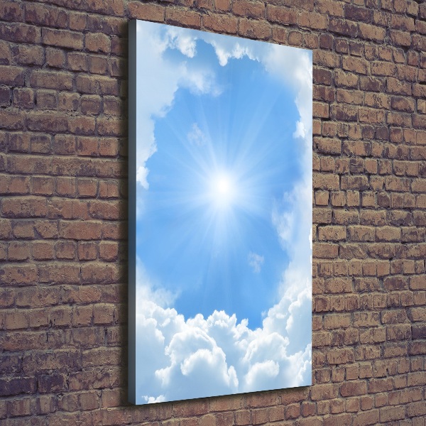 Wandbild vertikales Wolken am Himmel