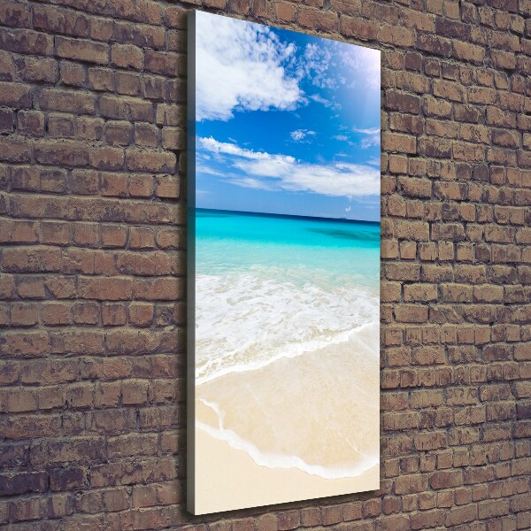 Wandbild vertikales Tropischer Strand