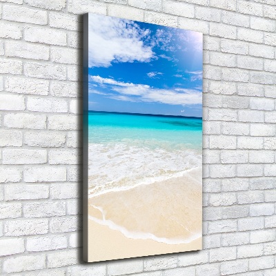 Wandbild vertikales Tropischer Strand