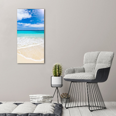 Wandbild vertikales Tropischer Strand