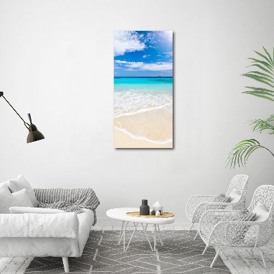 Wandbild vertikales Tropischer Strand