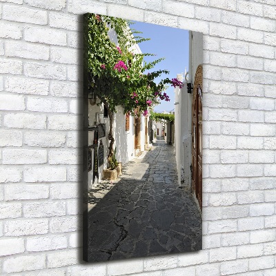 Wandbild vertikales Ein bezaubernder Weg