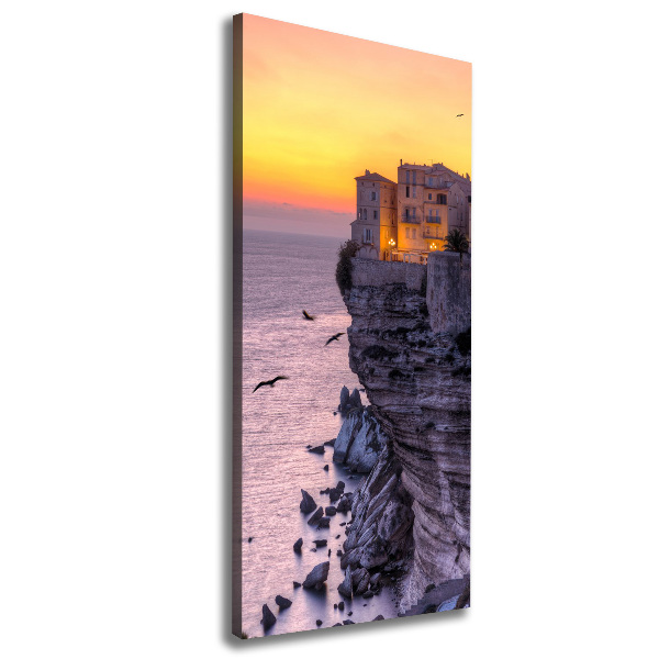 Wandbild vertikales Klippenhäuser