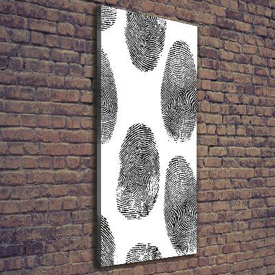 Wandbild vertikales Fingerabdrücke