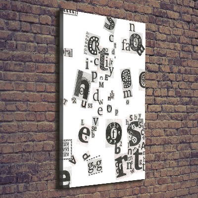 Foto auf leinwand vertikales Leserbriefe aus einer Zeitung