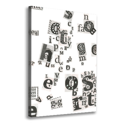 Foto auf leinwand vertikales Leserbriefe aus einer Zeitung