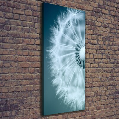 Foto leinwand vertikales Löwenzahn