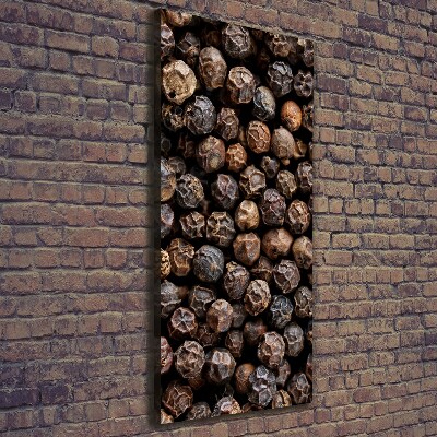 Foto leinwand vertikales Pfefferkörner