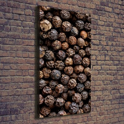 Foto leinwand vertikales Pfefferkörner
