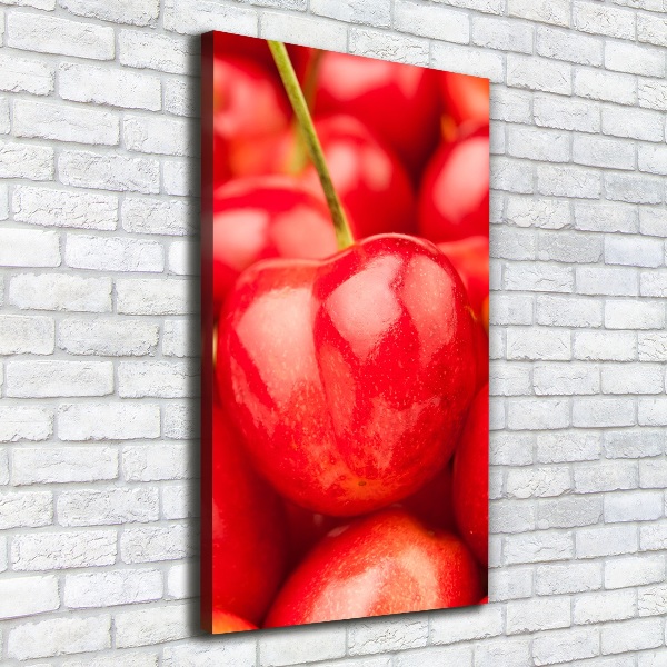 Foto auf leinwand vertikales Kirschen