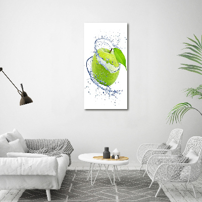 Wandbild vertikales Grüne Äpfel