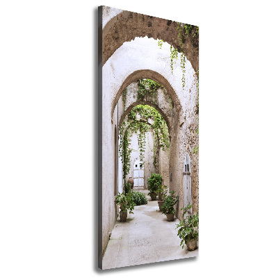 Foto leinwand vertikales Spielhalle im Schloss