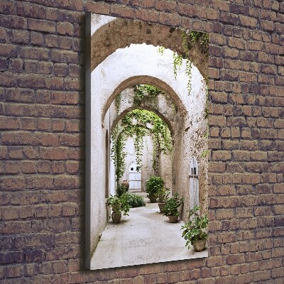 Foto leinwand vertikales Spielhalle im Schloss