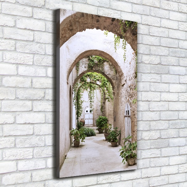 Foto leinwand vertikales Spielhalle im Schloss