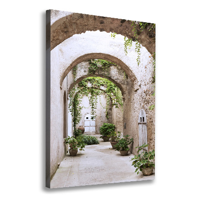 Foto leinwand vertikales Spielhalle im Schloss