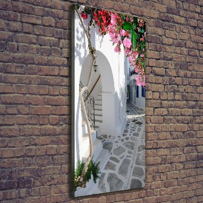 Foto auf leinwand vertikales Griechisches Dorf