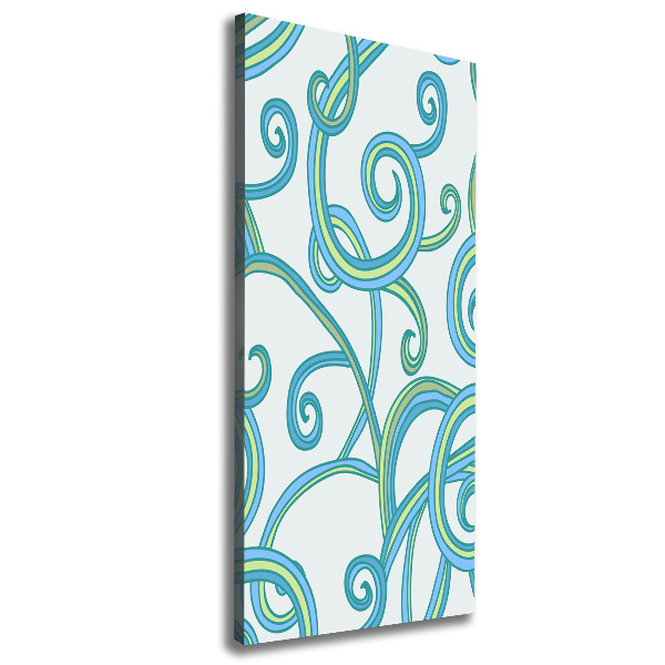 Foto auf leinwand vertikales Abstrakte Spiralen
